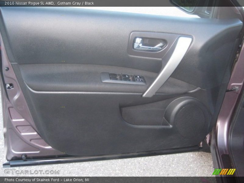 Gotham Gray / Black 2010 Nissan Rogue SL AWD