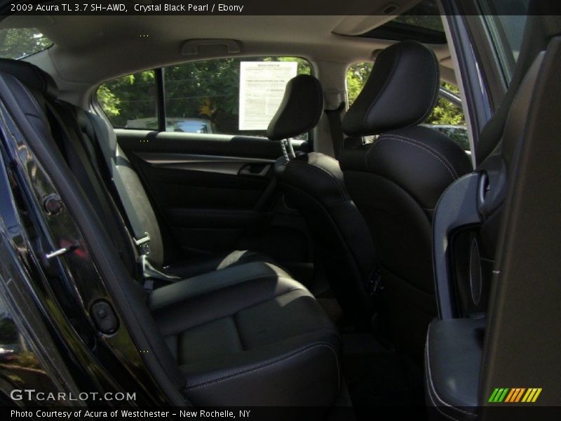 Crystal Black Pearl / Ebony 2009 Acura TL 3.7 SH-AWD