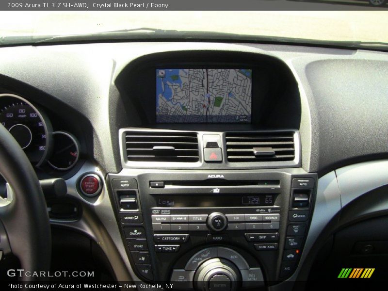 Crystal Black Pearl / Ebony 2009 Acura TL 3.7 SH-AWD