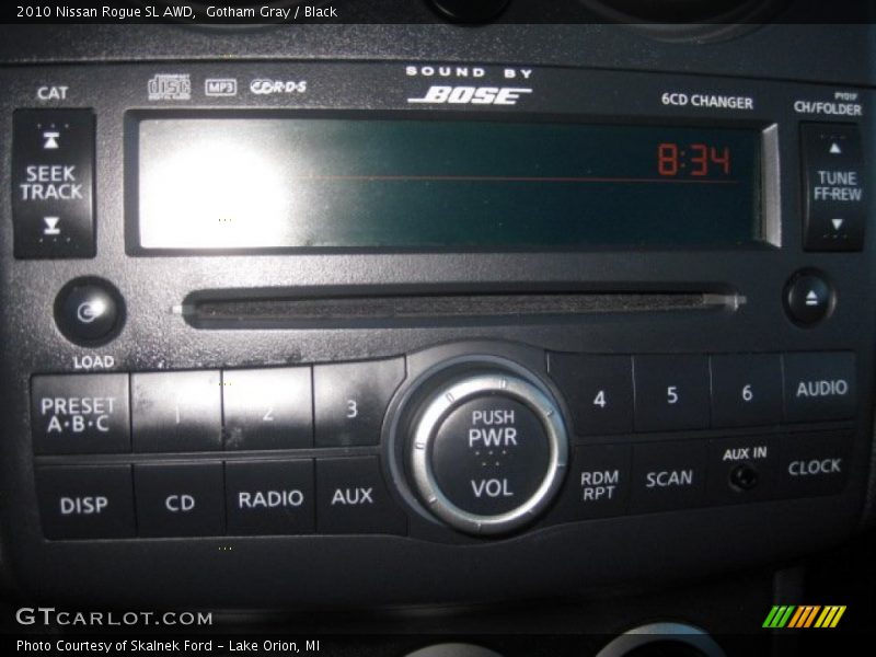 Gotham Gray / Black 2010 Nissan Rogue SL AWD