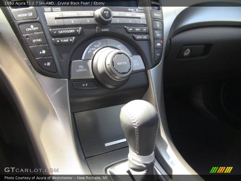 Crystal Black Pearl / Ebony 2009 Acura TL 3.7 SH-AWD