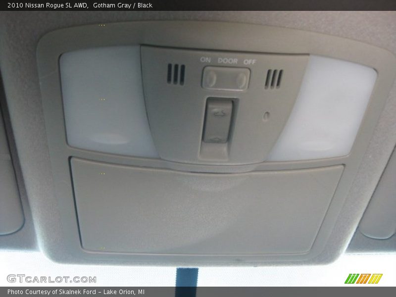 Gotham Gray / Black 2010 Nissan Rogue SL AWD