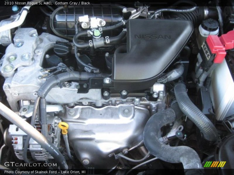 Gotham Gray / Black 2010 Nissan Rogue SL AWD