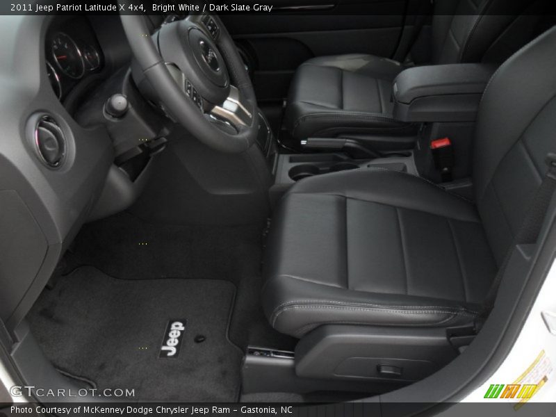 Bright White / Dark Slate Gray 2011 Jeep Patriot Latitude X 4x4