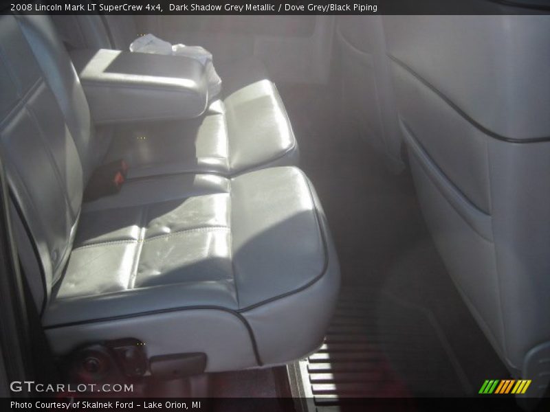 Dark Shadow Grey Metallic / Dove Grey/Black Piping 2008 Lincoln Mark LT SuperCrew 4x4