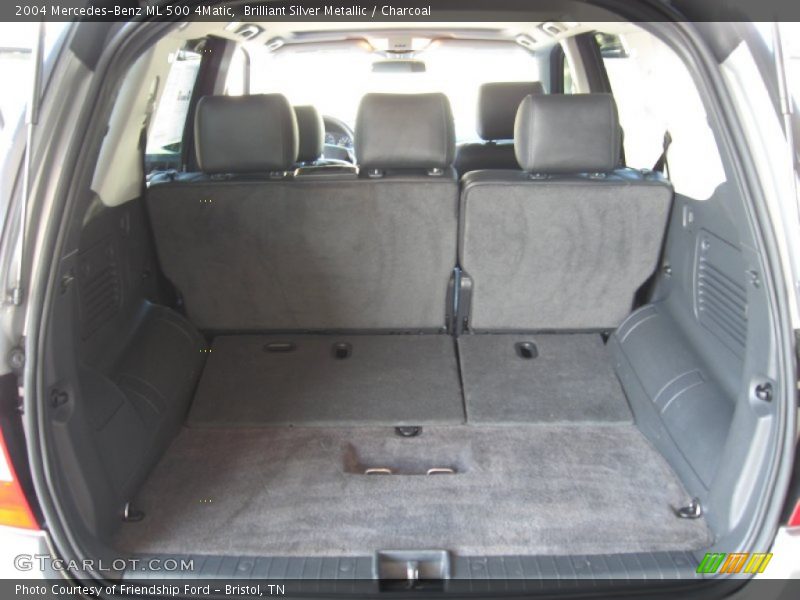 Brilliant Silver Metallic / Charcoal 2004 Mercedes-Benz ML 500 4Matic