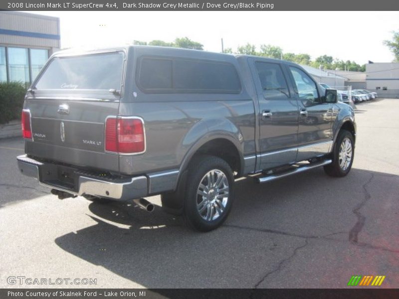 Dark Shadow Grey Metallic / Dove Grey/Black Piping 2008 Lincoln Mark LT SuperCrew 4x4