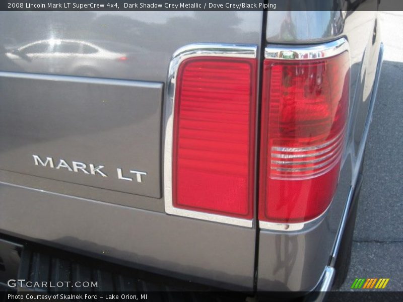 Dark Shadow Grey Metallic / Dove Grey/Black Piping 2008 Lincoln Mark LT SuperCrew 4x4