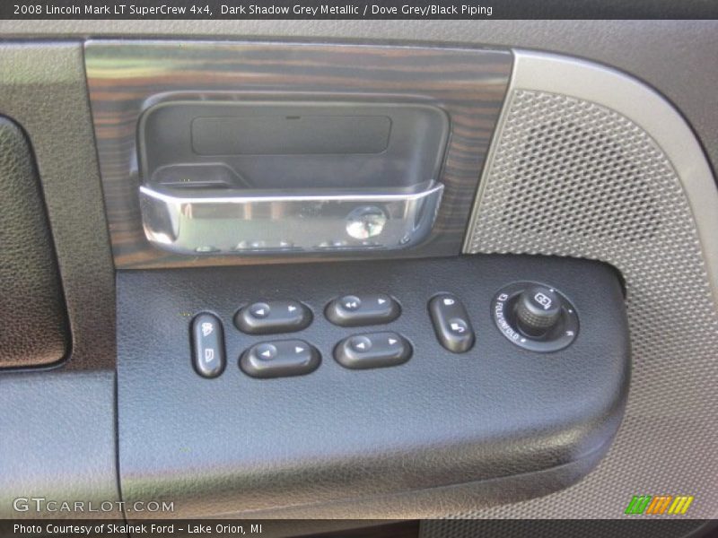 Dark Shadow Grey Metallic / Dove Grey/Black Piping 2008 Lincoln Mark LT SuperCrew 4x4