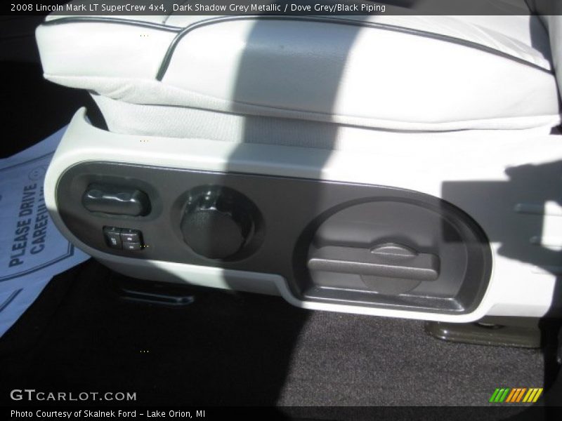 Dark Shadow Grey Metallic / Dove Grey/Black Piping 2008 Lincoln Mark LT SuperCrew 4x4