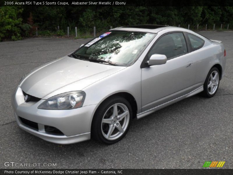 Alabaster Silver Metallic / Ebony 2006 Acura RSX Type S Sports Coupe