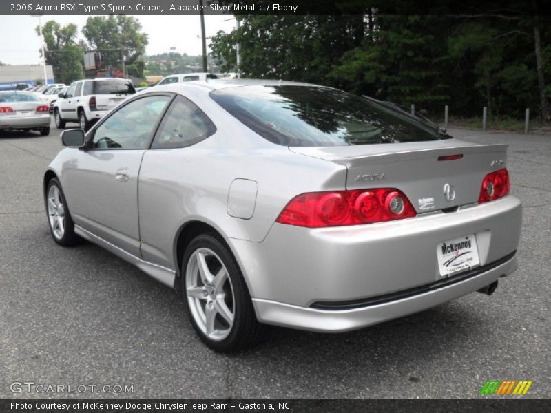 Alabaster Silver Metallic / Ebony 2006 Acura RSX Type S Sports Coupe