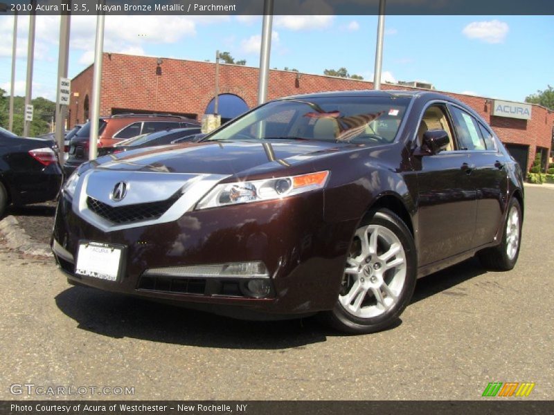 Mayan Bronze Metallic / Parchment 2010 Acura TL 3.5