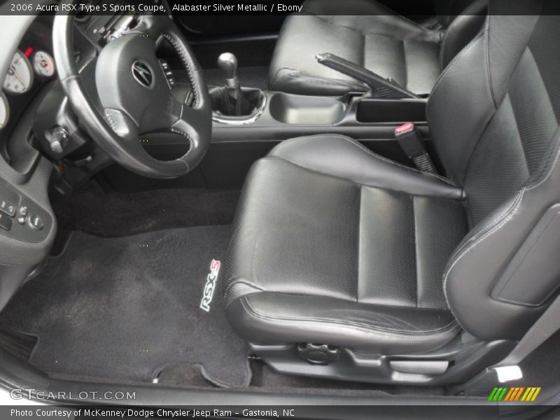 Alabaster Silver Metallic / Ebony 2006 Acura RSX Type S Sports Coupe