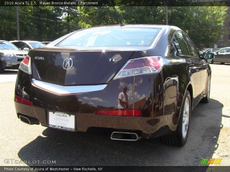 Mayan Bronze Metallic / Parchment 2010 Acura TL 3.5