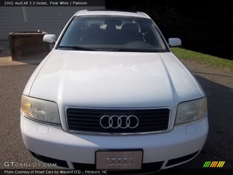 Polar White / Platinum 2002 Audi A6 3.0 Sedan