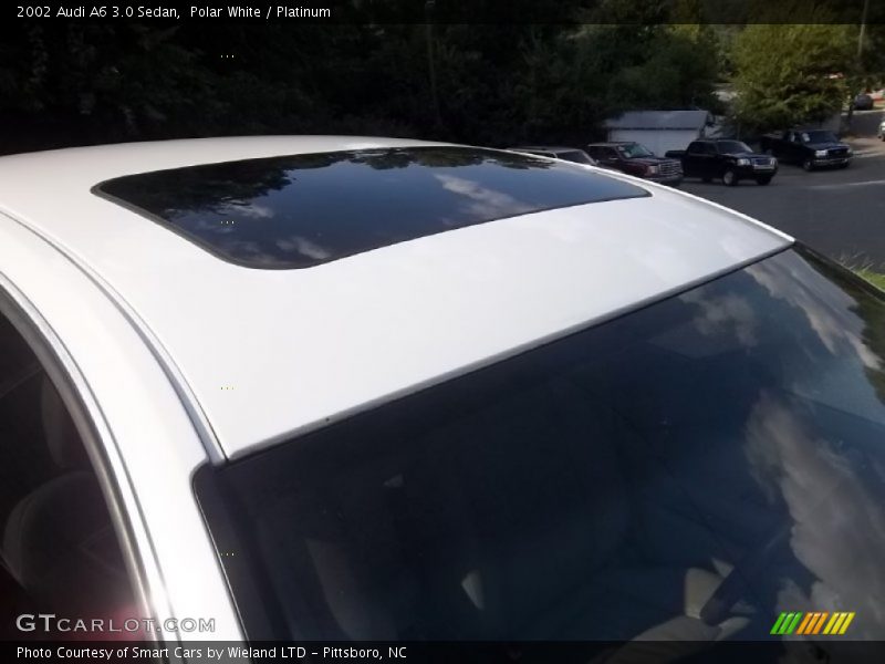 Polar White / Platinum 2002 Audi A6 3.0 Sedan