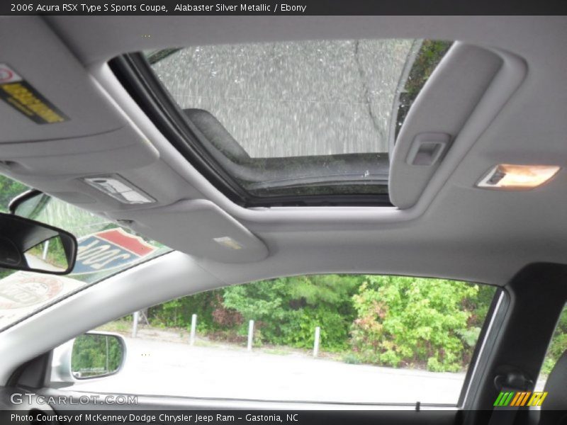 Alabaster Silver Metallic / Ebony 2006 Acura RSX Type S Sports Coupe