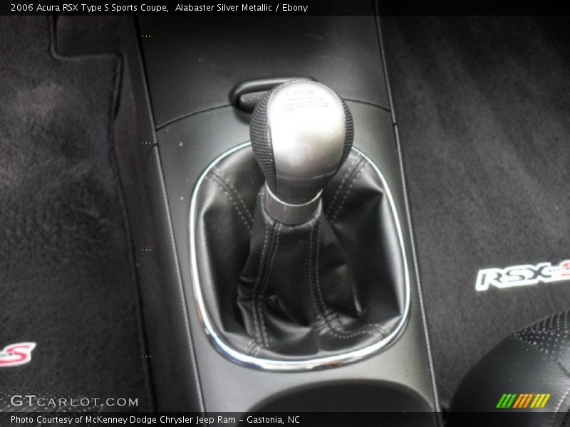 Alabaster Silver Metallic / Ebony 2006 Acura RSX Type S Sports Coupe