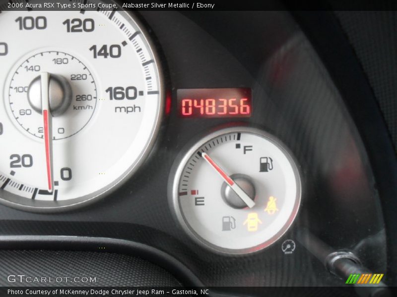 Alabaster Silver Metallic / Ebony 2006 Acura RSX Type S Sports Coupe