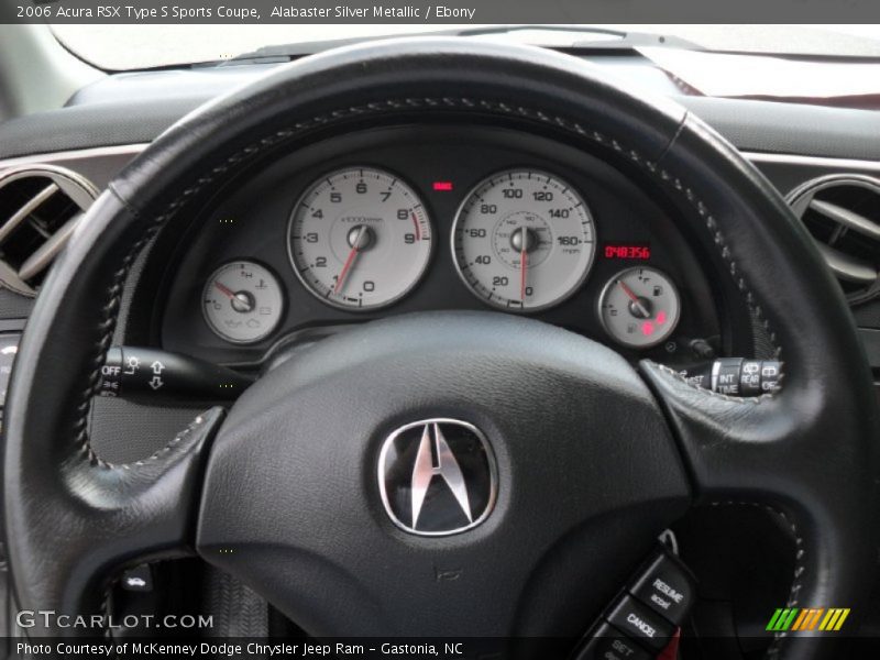 Alabaster Silver Metallic / Ebony 2006 Acura RSX Type S Sports Coupe