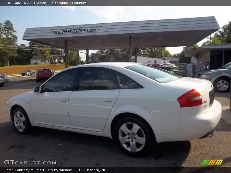 Polar White / Platinum 2002 Audi A6 3.0 Sedan