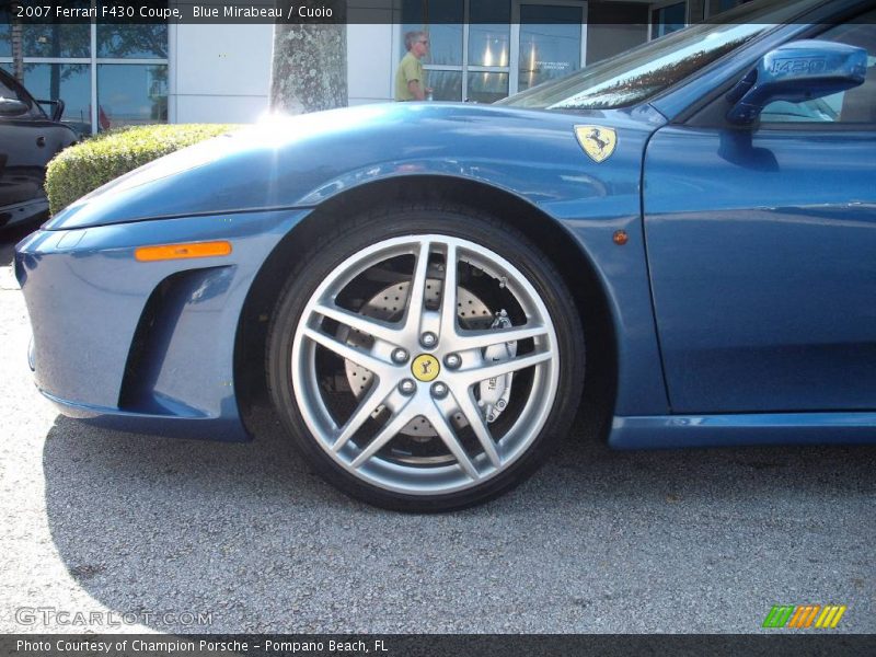 Blue Mirabeau / Cuoio 2007 Ferrari F430 Coupe