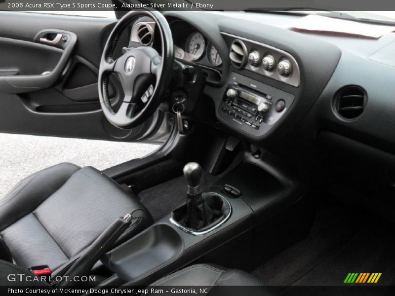 Alabaster Silver Metallic / Ebony 2006 Acura RSX Type S Sports Coupe