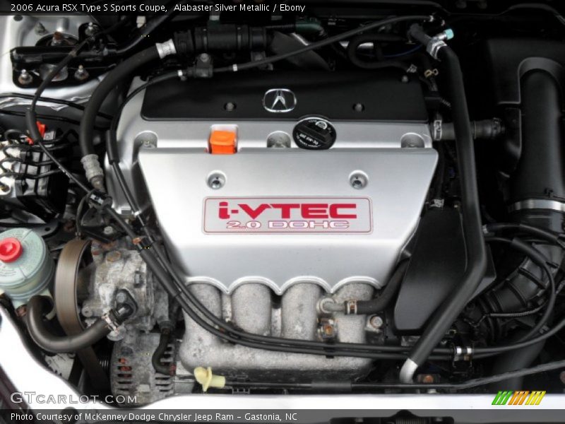 Alabaster Silver Metallic / Ebony 2006 Acura RSX Type S Sports Coupe