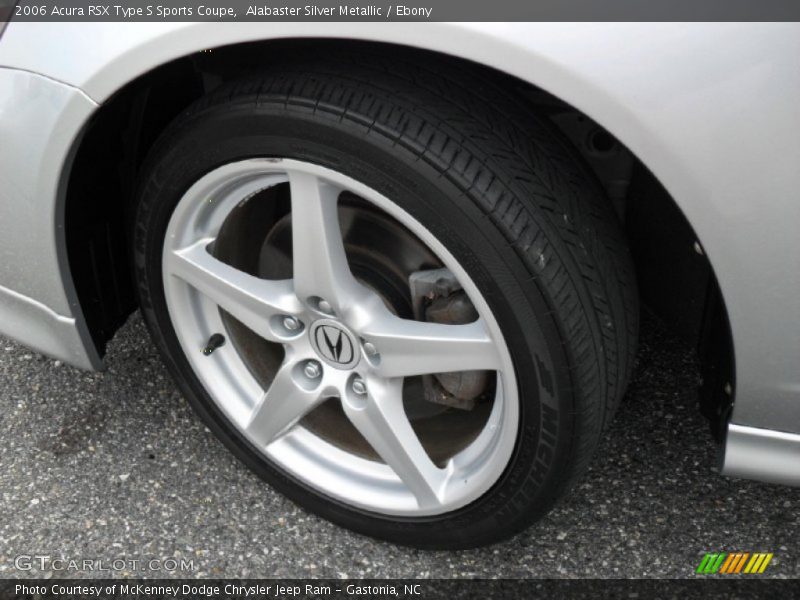 Alabaster Silver Metallic / Ebony 2006 Acura RSX Type S Sports Coupe