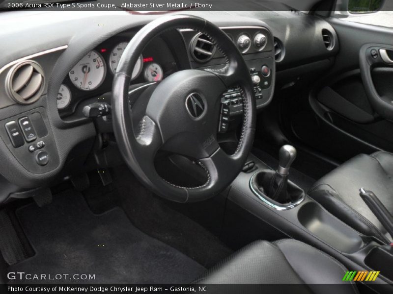 Alabaster Silver Metallic / Ebony 2006 Acura RSX Type S Sports Coupe