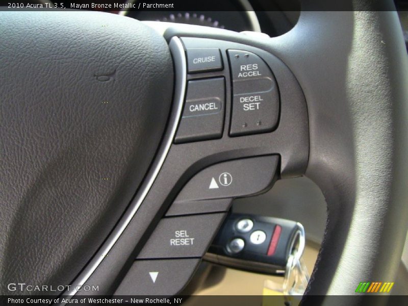 Mayan Bronze Metallic / Parchment 2010 Acura TL 3.5