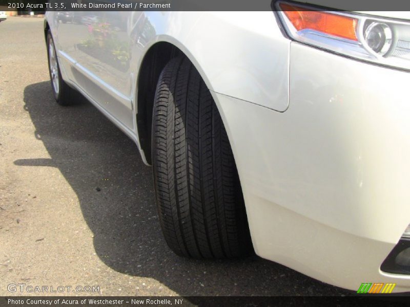 White Diamond Pearl / Parchment 2010 Acura TL 3.5