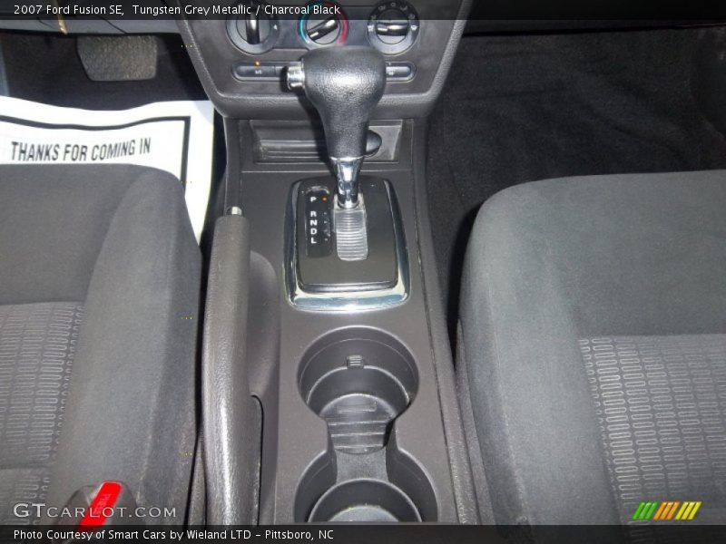 Tungsten Grey Metallic / Charcoal Black 2007 Ford Fusion SE