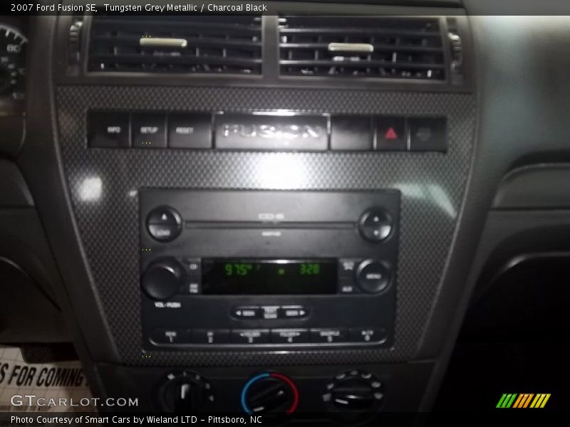 Tungsten Grey Metallic / Charcoal Black 2007 Ford Fusion SE