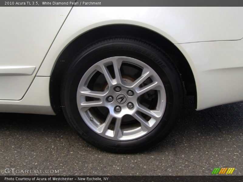 White Diamond Pearl / Parchment 2010 Acura TL 3.5