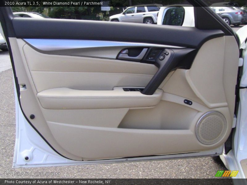White Diamond Pearl / Parchment 2010 Acura TL 3.5