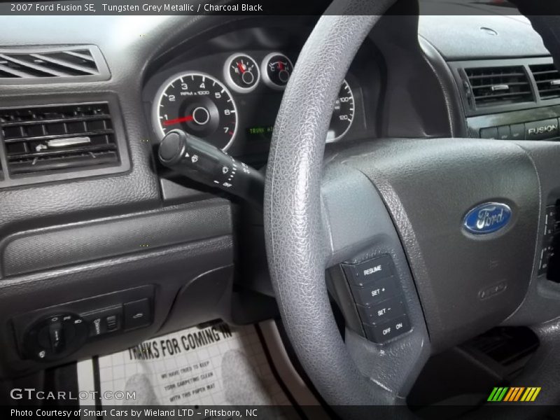 Tungsten Grey Metallic / Charcoal Black 2007 Ford Fusion SE