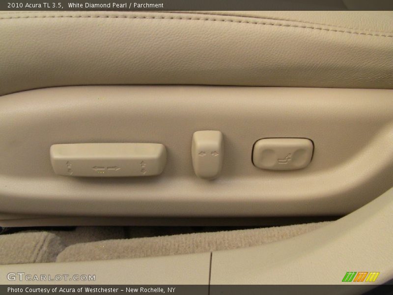 White Diamond Pearl / Parchment 2010 Acura TL 3.5