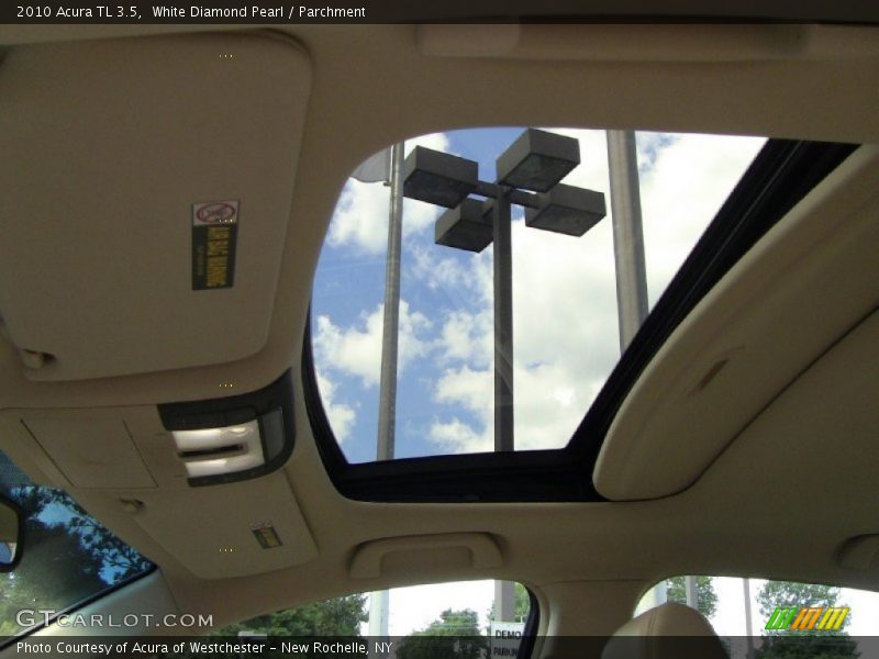 White Diamond Pearl / Parchment 2010 Acura TL 3.5