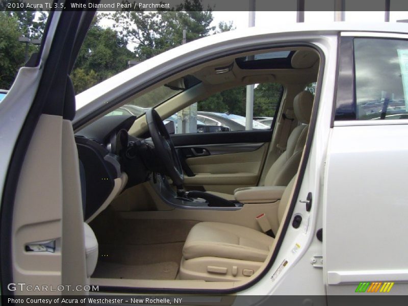 White Diamond Pearl / Parchment 2010 Acura TL 3.5