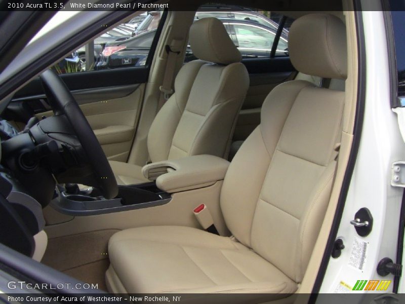 White Diamond Pearl / Parchment 2010 Acura TL 3.5