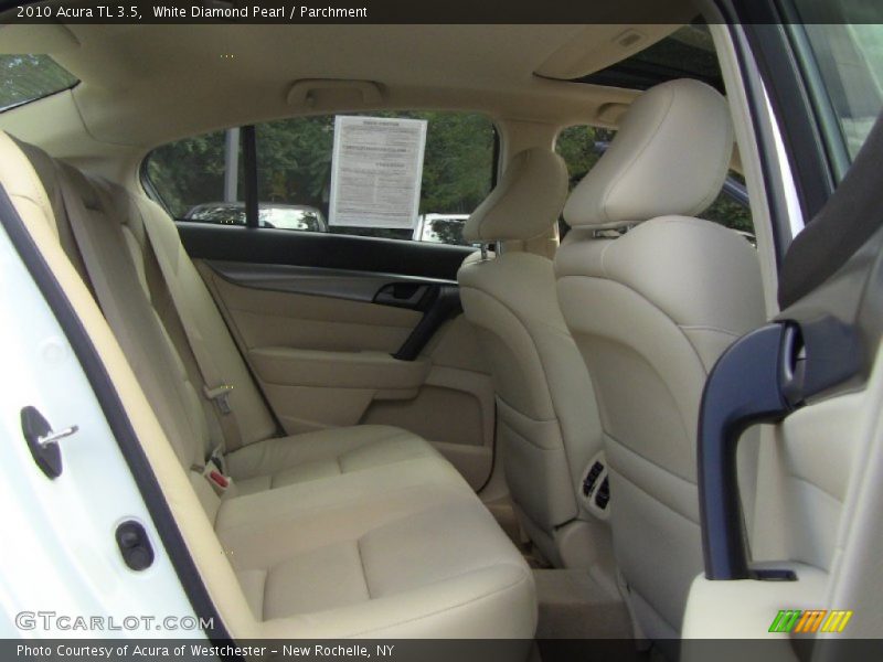 White Diamond Pearl / Parchment 2010 Acura TL 3.5