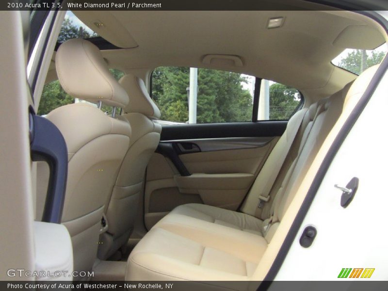 White Diamond Pearl / Parchment 2010 Acura TL 3.5