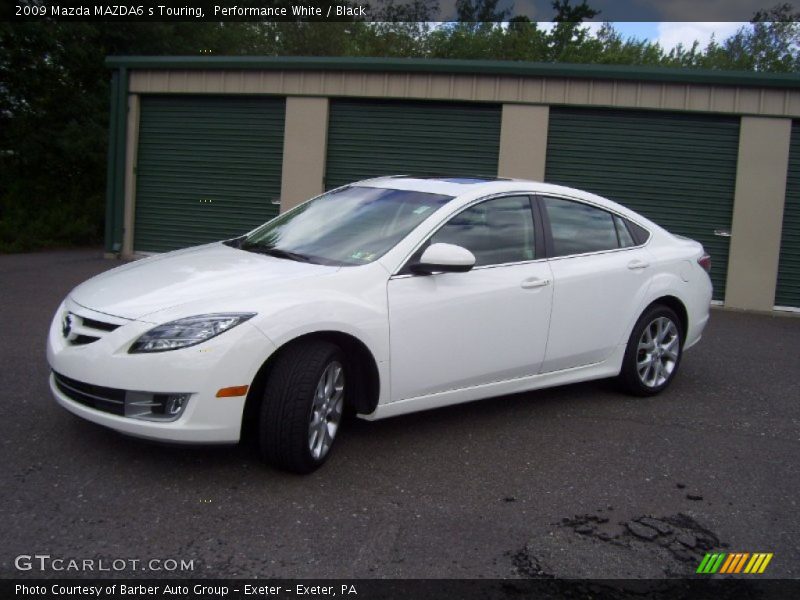 Performance White / Black 2009 Mazda MAZDA6 s Touring