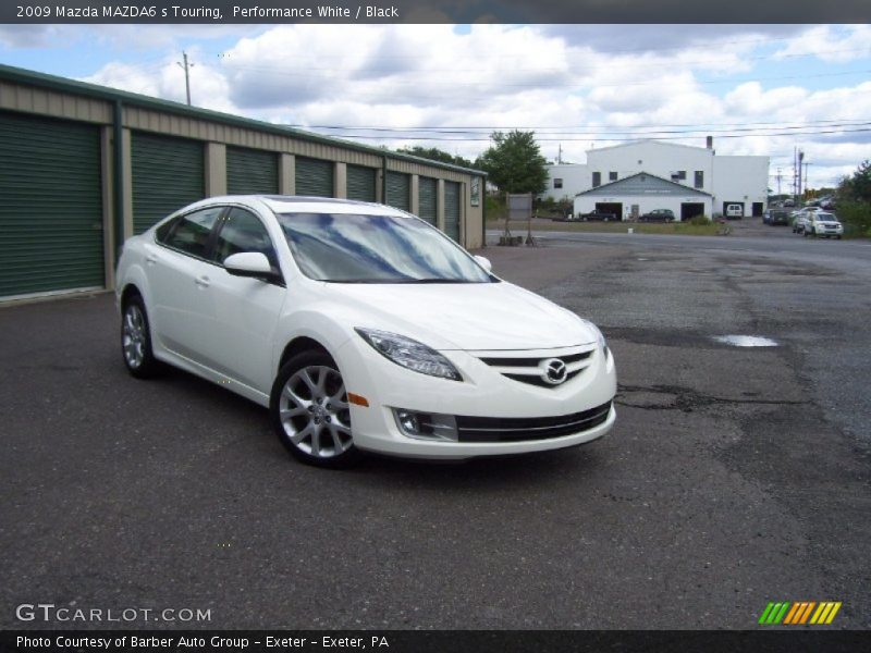 Performance White / Black 2009 Mazda MAZDA6 s Touring