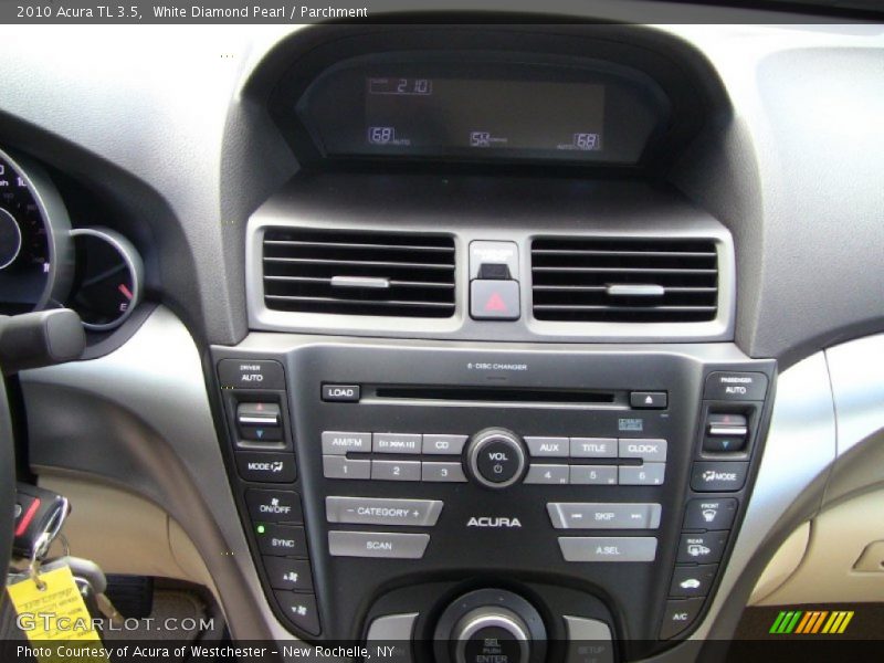 White Diamond Pearl / Parchment 2010 Acura TL 3.5