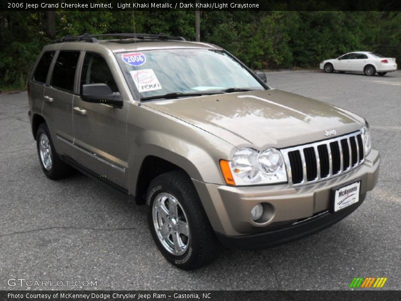 Light Khaki Metallic / Dark Khaki/Light Graystone 2006 Jeep Grand Cherokee Limited