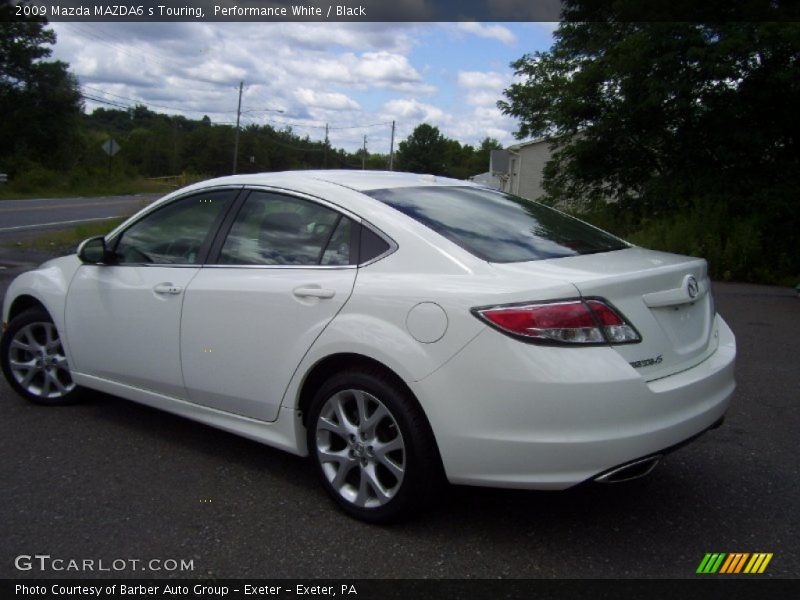 Performance White / Black 2009 Mazda MAZDA6 s Touring