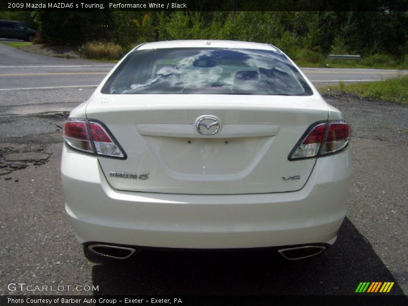 Performance White / Black 2009 Mazda MAZDA6 s Touring